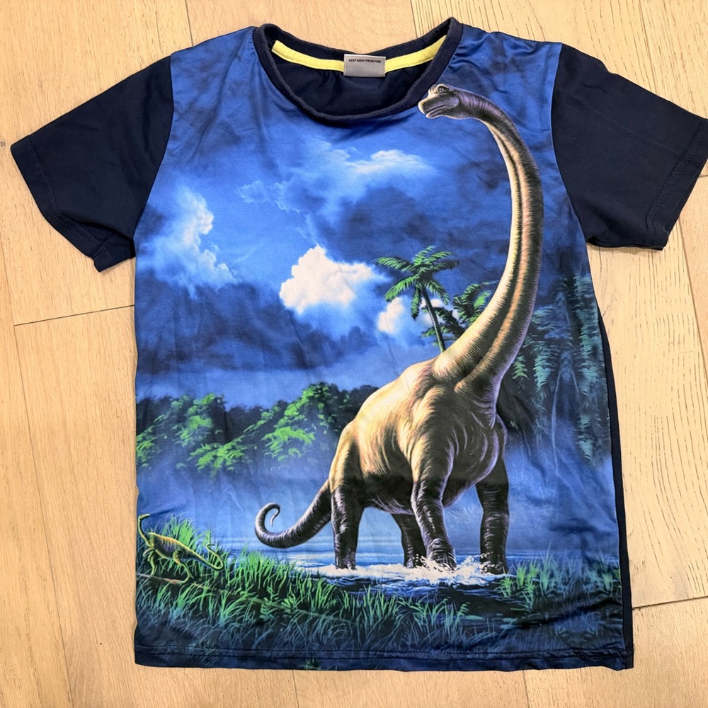 Dinosaur Adventure Kids Tee - Blue